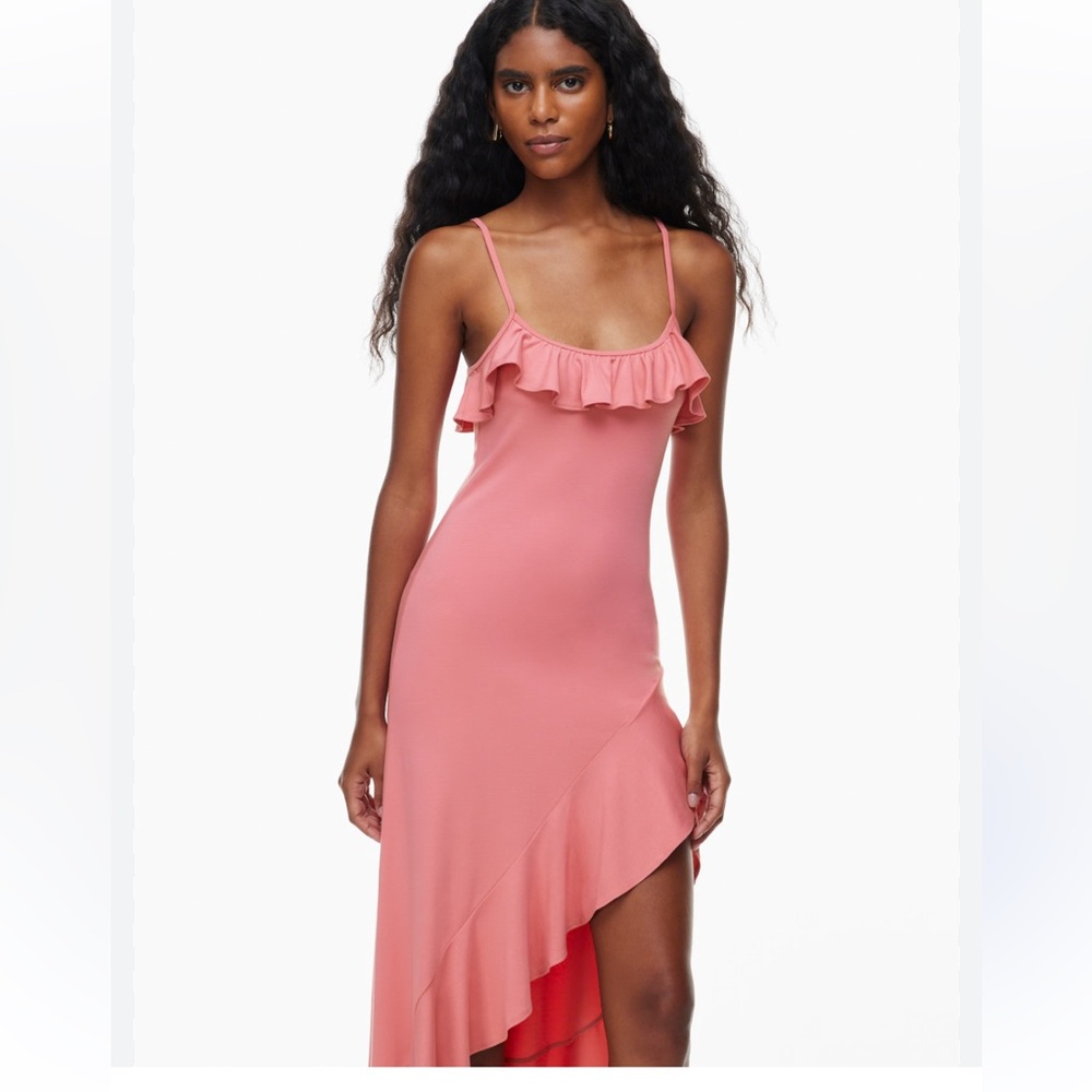 NWT Wilfred By Artizia Clink Pink Asymmetrical Dress | L